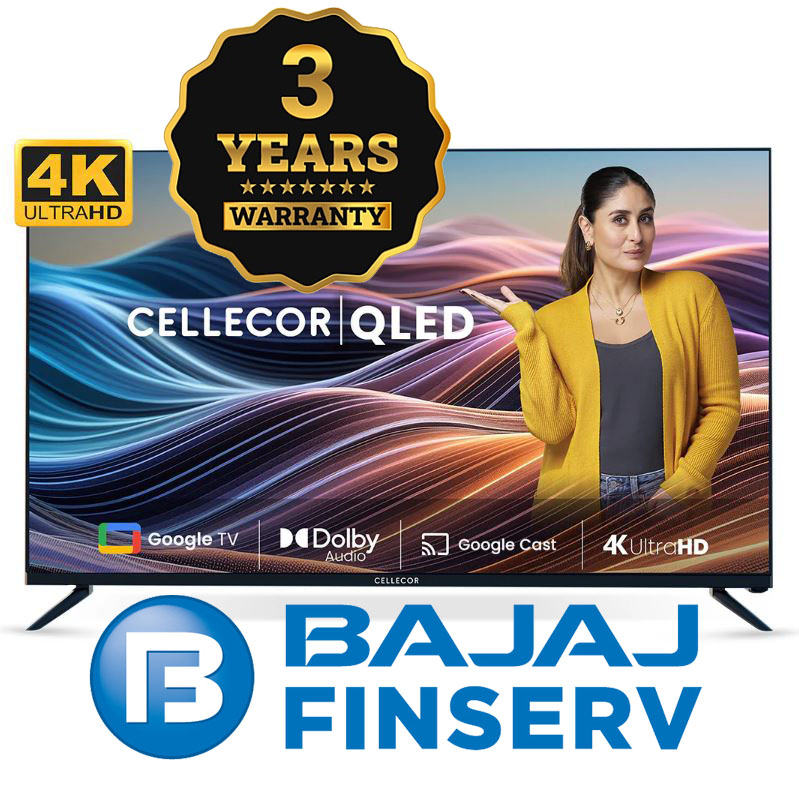 Cellecor CE-55U PRO 4K UHD QLED Smart Mega Offer Price : 38500