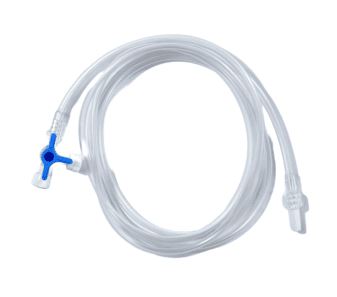 Extension Line with 3 way stop cock